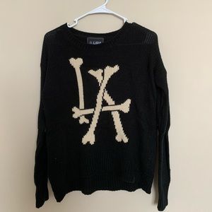 Black Logo Sweater